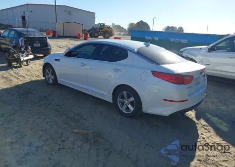 2015 Kia Optima Lx из США, поврежденный, VIN 5XXGM4A76FG373329